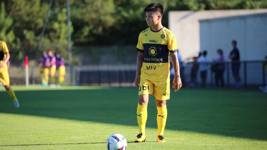 Quang Hải cùng Pau FC nhận tin vui bất ngờ trước vòng 2 Ligue 2