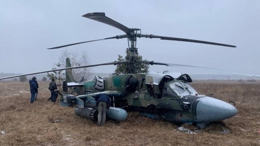 Ukraine tuyên bố bắn hạ trực thăng Ka-52 của Nga
