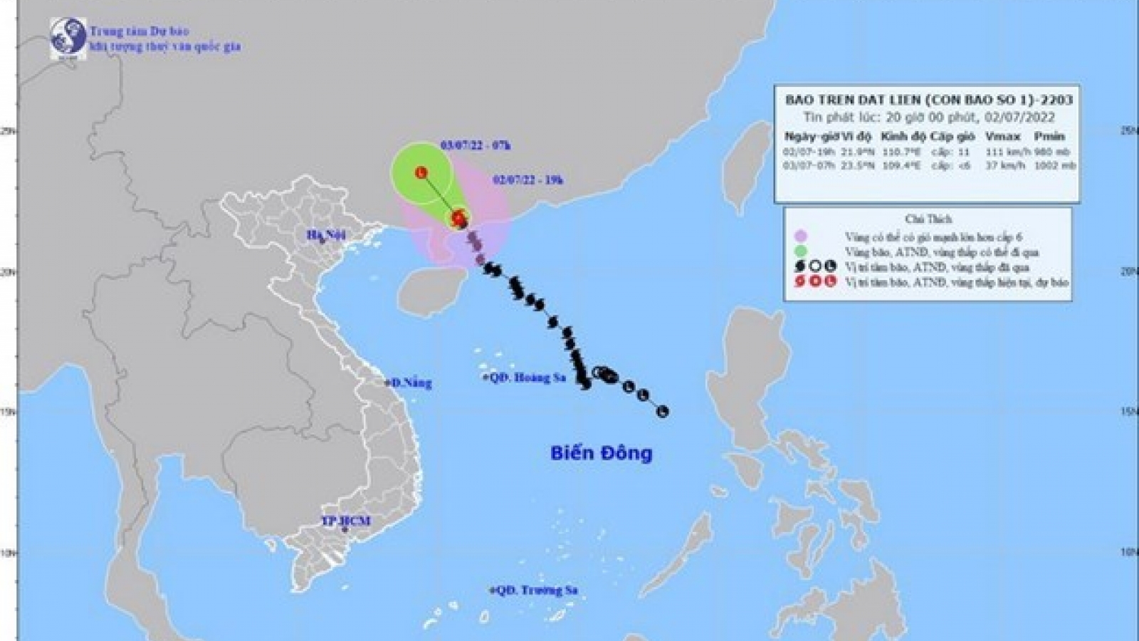 Typhoon Chaba not hit Vietnam, weakens to tropical depression