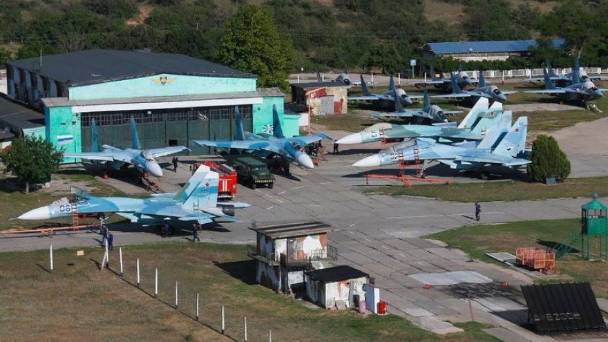 Các vụ nổ ở Crimea gây thiệt hại hơn một nửa số máy bay của Nga trên biển Đen