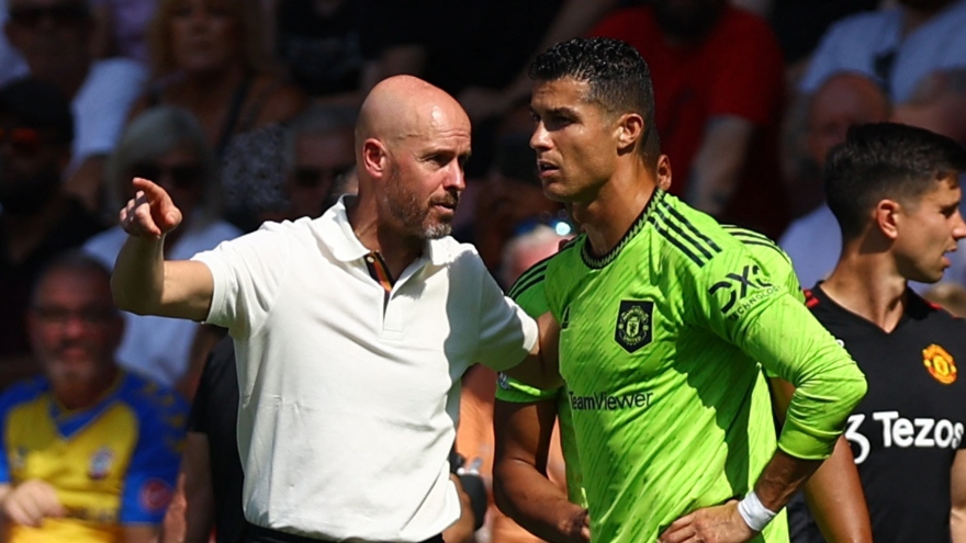 HLV Ten Hag nói về tương lai của Ronaldo tại MU sau trận thắng Southampton 