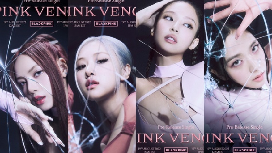 BLACKPINK "gây bão" với loạt ảnh mới cho ca khúc "Pink Venom"