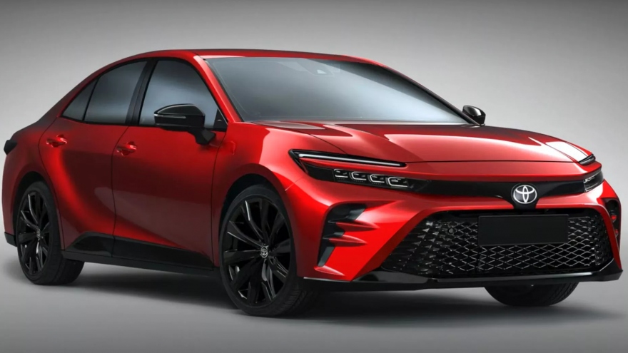 Những hình ảnh phác họa đầu tiên của Toyota Camry 2025 