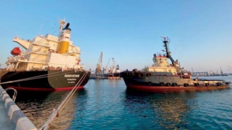 Thổ Nhĩ Kỳ: Tàu chở ngũ cốc mới tiếp tục rời Ukraine
