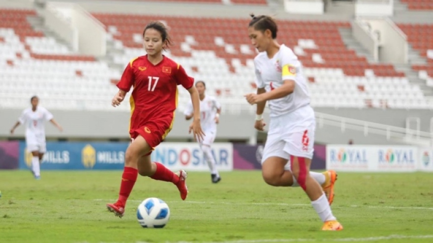 AFF U18 Women’s Champs: Vietnam beat Myanmar to cruise into final