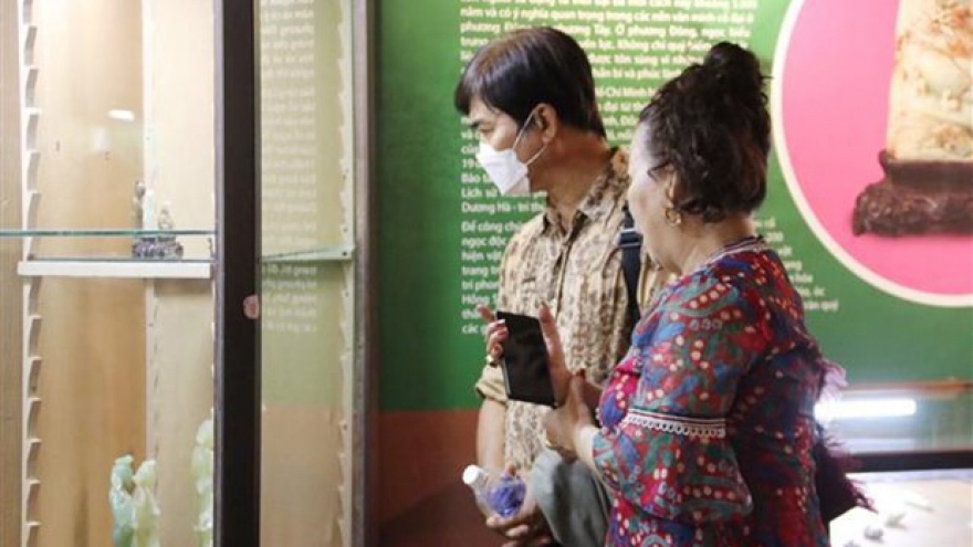 HCM City museum sparkles with ancient jade