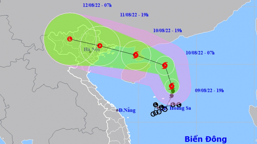 Bão số 2 giật cấp 10 hướng về Móng Cái (Quảng Ninh)