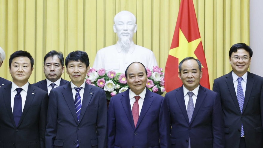 Chủ tịch nước Nguyễn Xuân Phúc tiếp Thống đốc tỉnh Gunma, Nhật Bản