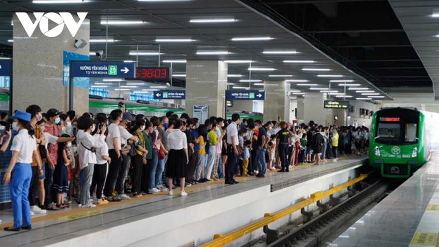 Tàu Cát Linh-Hà Đông vận chuyển hơn 5 triệu lượt hành khách