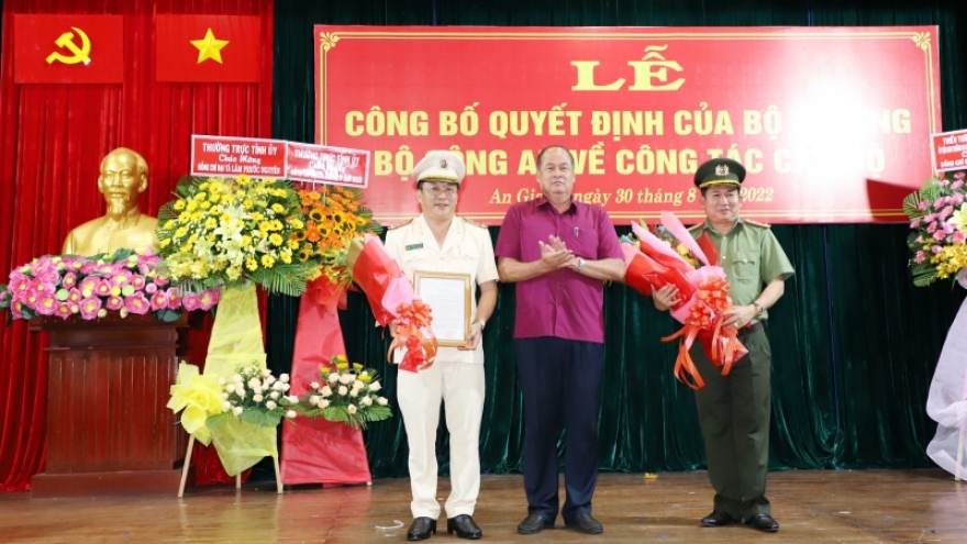 Đại tá Đinh Văn Nơi thôi giữ chức Giám đốc Công an tỉnh An Giang