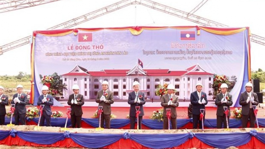 Vietnam helps Laos build Public Security Academy in Vientiane