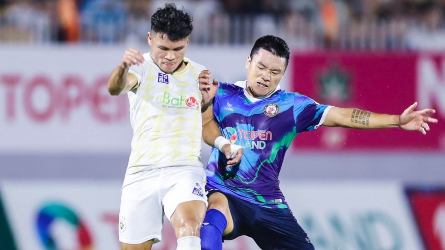 Tuấn Hải ghi bàn đẳng cấp, Hà Nội FC thắng nghẹt thở Bình Định