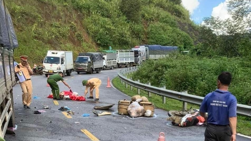 Tai nạn nghiêm trọng trên đèo Pha Đin khiến một người tử vong