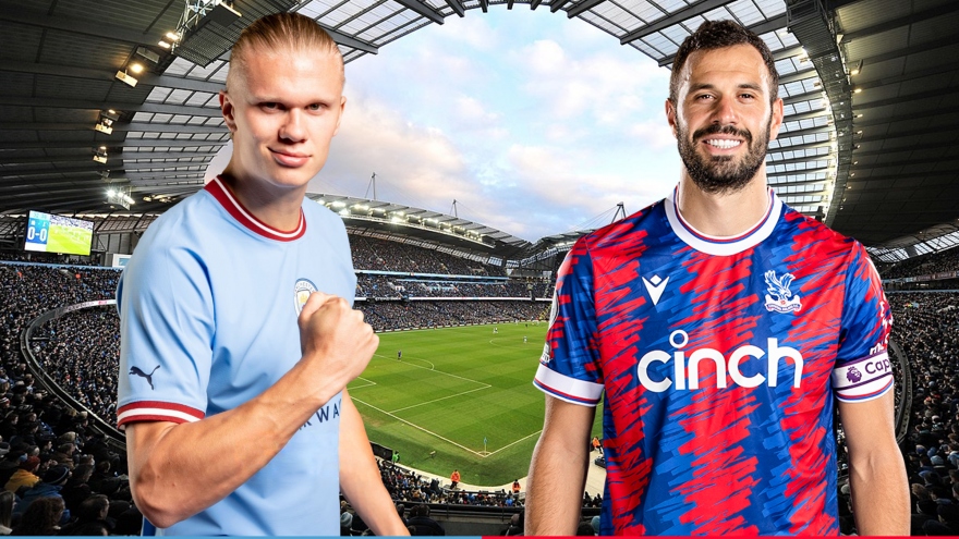 Dự đoán tỷ số, đội hình xuất phát trận Man City - Crystal Palace