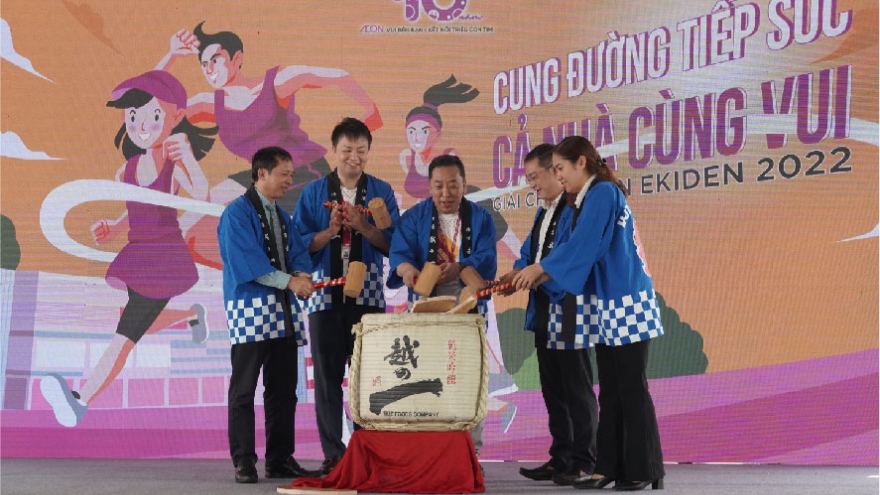 AEON Việt Nam khởi động giải chạy tiếp sức “AEON Ekiden 2022” tại Hà Nội