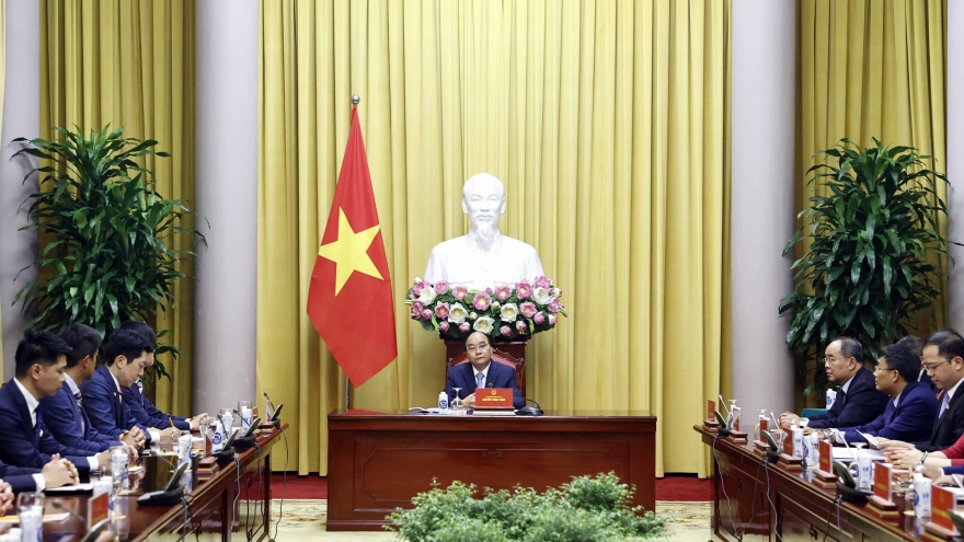 Chủ tịch nước tiếp Đoàn Nghị sĩ Ban Thanh niên, Đảng Dân chủ Tự do Nhật Bản