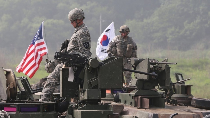 Hàn - Mỹ tập trận tăng cường năng lực chiến đấu chung