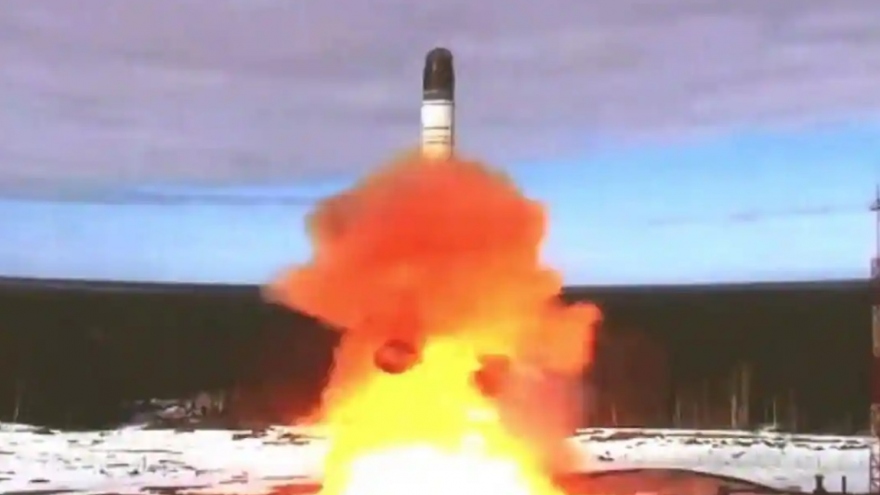 Nga đưa Sarmat - tên lửa đạn đạo liên lục địa sát thương nhất vào trực chiến