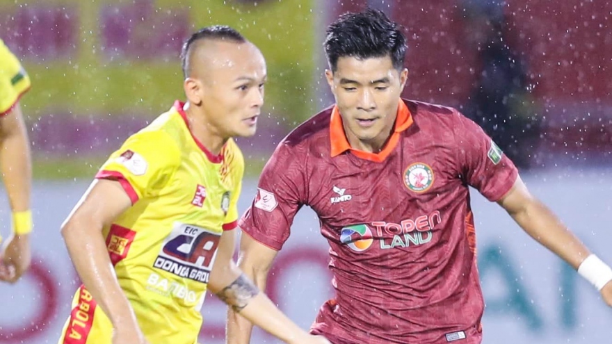 Trọng tài chính xác khi từ chối 2 bàn thắng của Thanh Hoá trước Bình Định