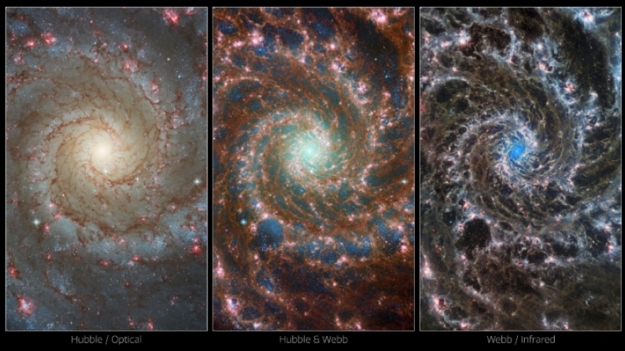 Hình ảnh mới nhất về Thiên hà ma quái cách trái đất 32 triệu năm ánh sáng