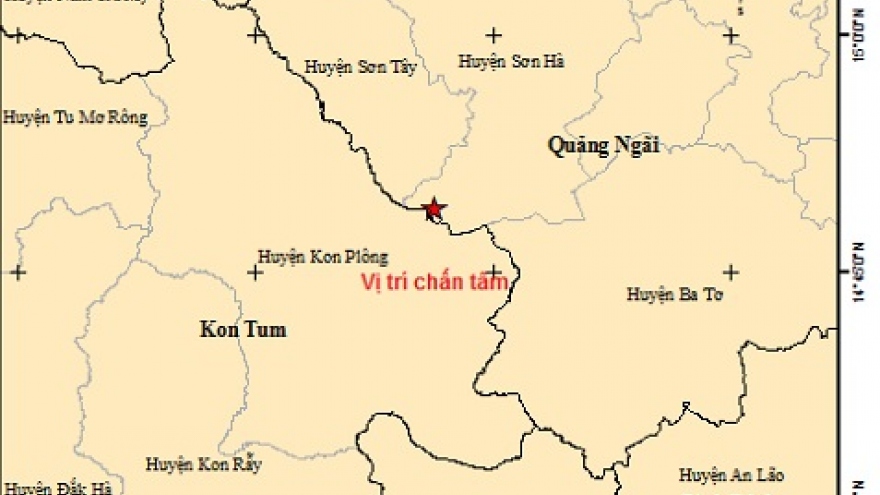 
        Động đất tại huyện Sơn Hà, tỉnh Quảng Ngãi
                              