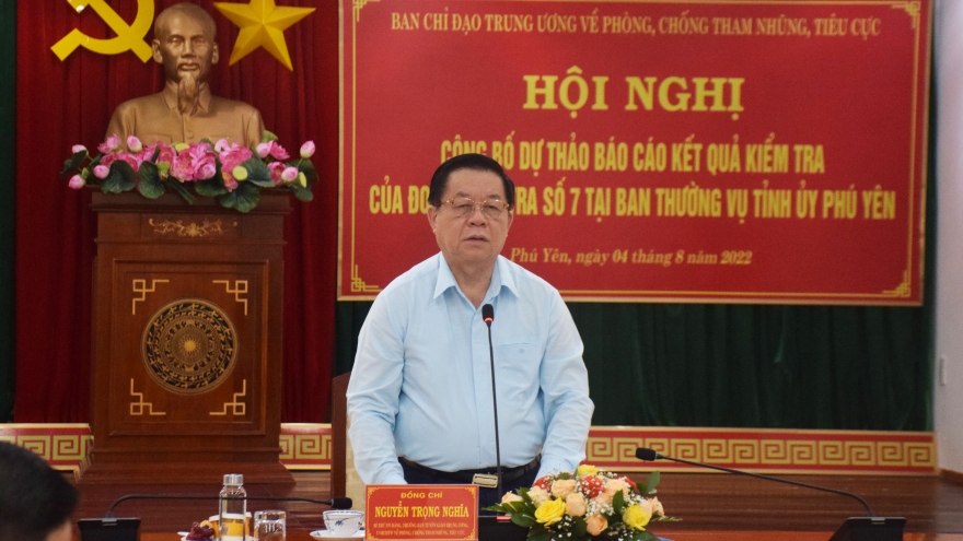 Công bố kết quả kiểm tra phòng, chống tham nhũng tại Phú Yên