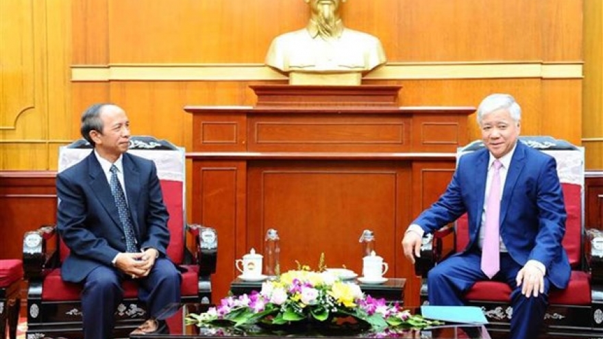 Vietnamese, Lao fronts desire broader cooperation