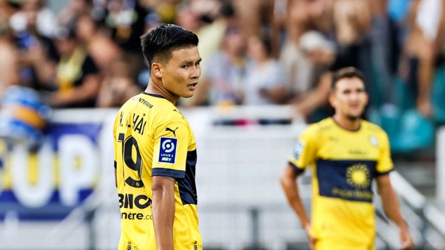 Quang Hải ra sân trong chiến thắng của Pau FC trước Valenciennes