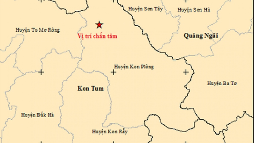 Kon Tum hit by further mild quakes