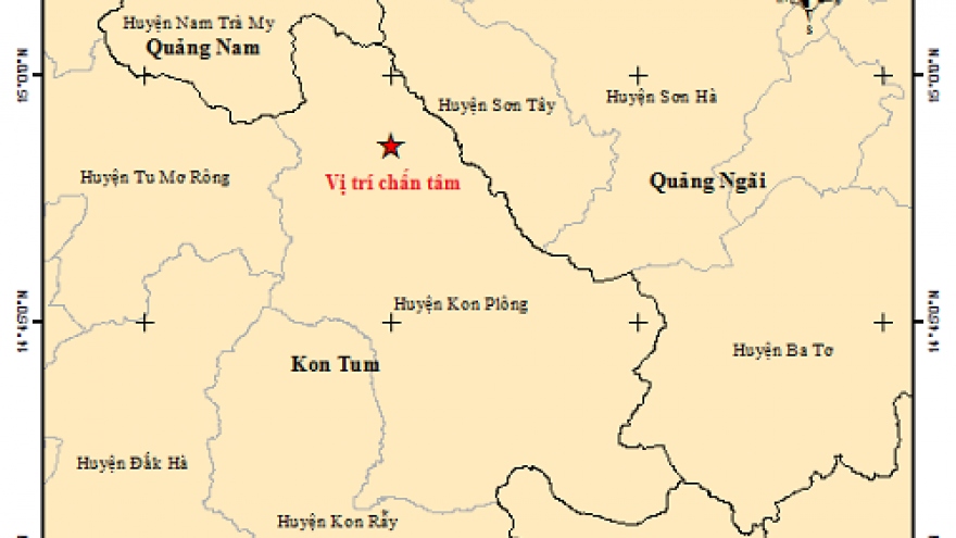 Kon Tum lại xảy ra động đất