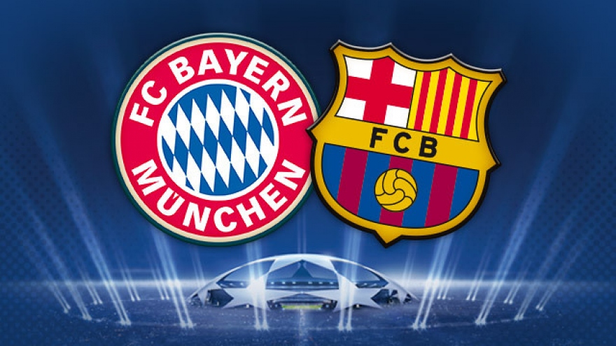 Lịch thi đấu Cúp C1 châu Âu hôm nay (13/9): Đại chiến Bayern - Barca