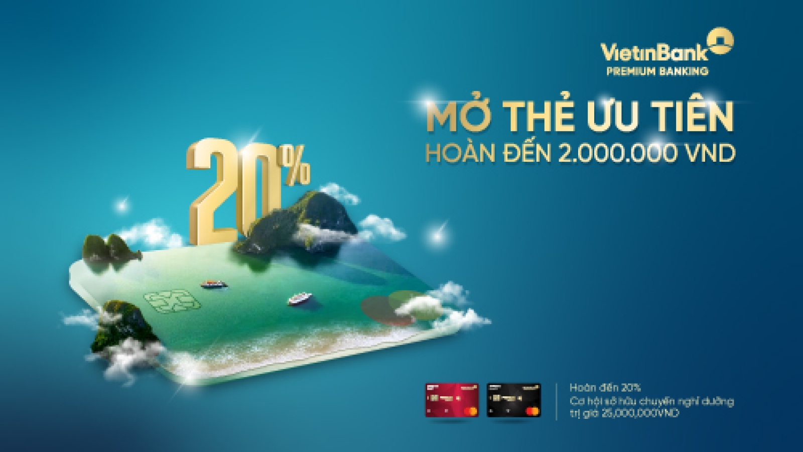 Quà tặng dành riêng cho khách hàng ưu tiên sử dụng thẻ Premium Banking 