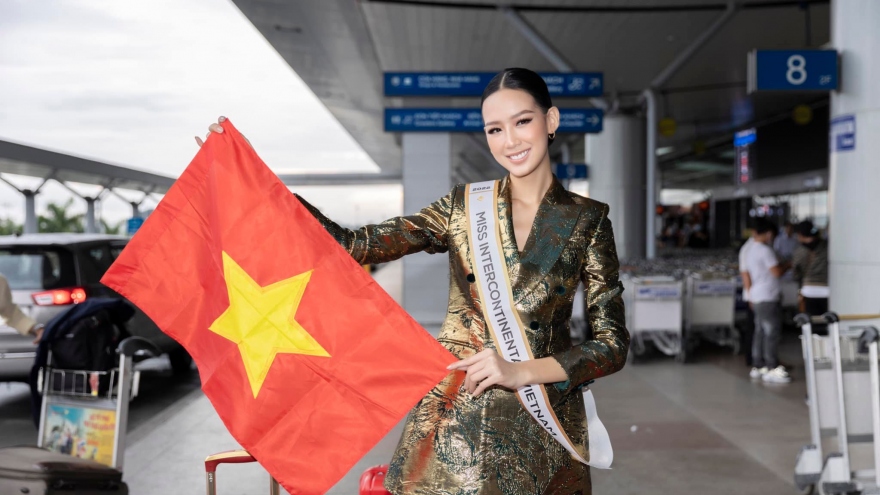 Á hậu Bảo Ngọc lên đường sang Ai Cập dự thi Hoa hậu Liên lục địa 2022