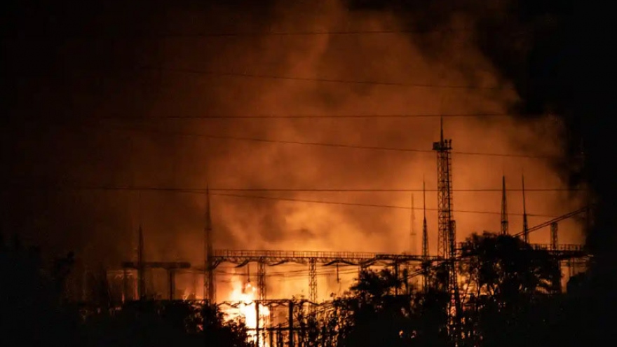 Ukraine tố Nga tấn công cơ sở hạ tầng thiết yếu khiến hàng loạt khu vực mất điện