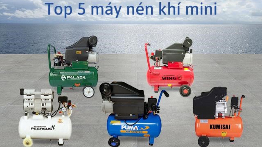 Top 5 model máy nén khí mini tốt, bán chạy nhất hiện nay