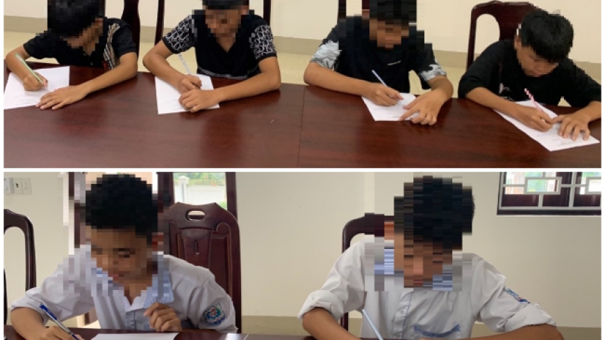 Nhóm học sinh ném “bom xăng” vào nhà dân
