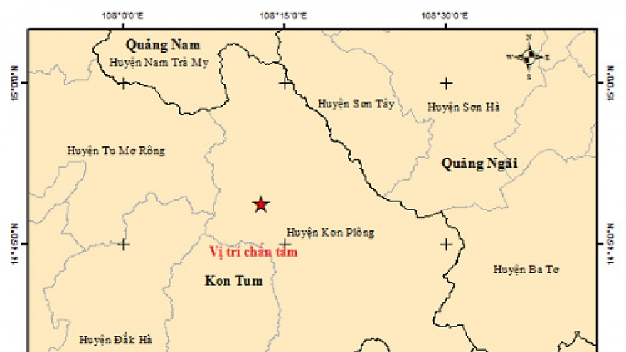 
        Kon Tum lại động đất 
                              