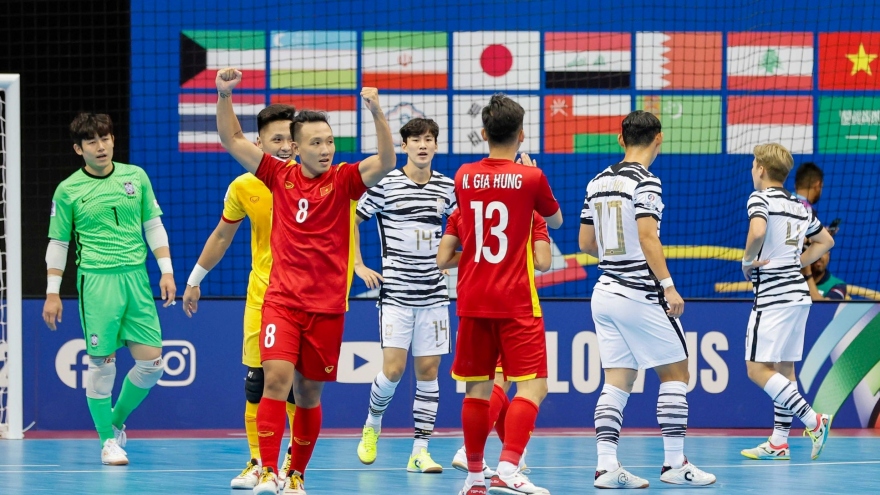 Bảng xếp hạng Futsal châu Á 2022: Việt Nam và Thái Lan nở nụ cười