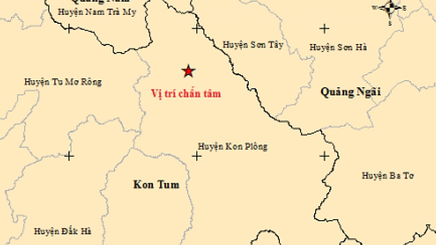 Seven more earthquakes recorded in Kon Tum in single day