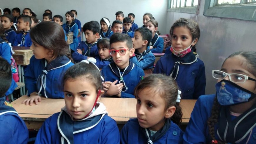 Năm học mới tại Syria bắt đầu trong điều kiện giáo dục tồi tệ