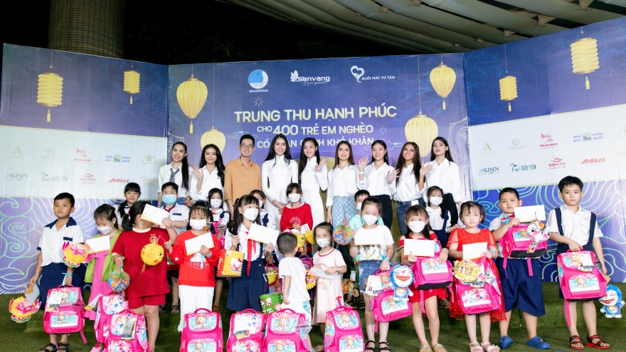 Thùy Tiên, Đỗ Thị Hà cùng dàn Hậu chung tay tổ chức Trung thu cho trẻ em khó khăn