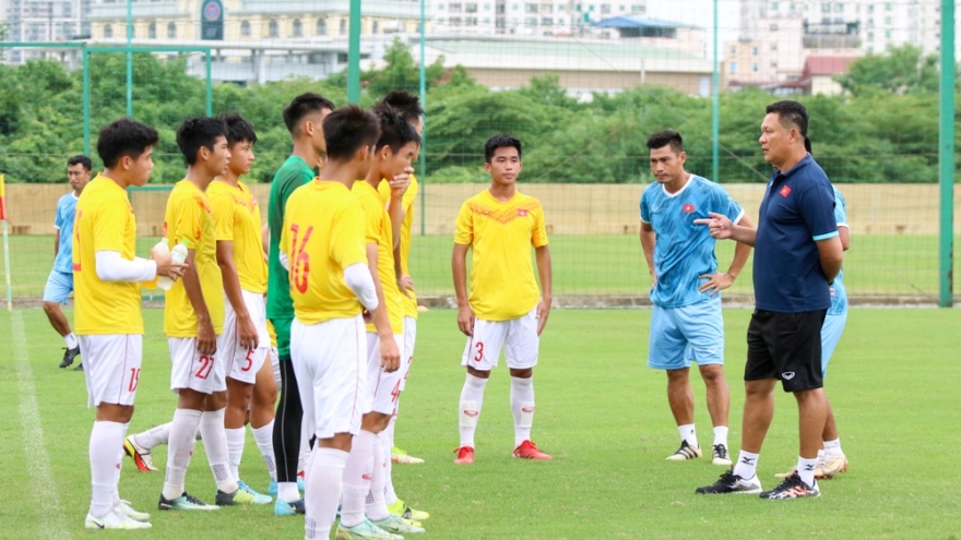 U17 Việt Nam hội quân chuẩn bị đấu U17 Thái Lan ở Việt Trì