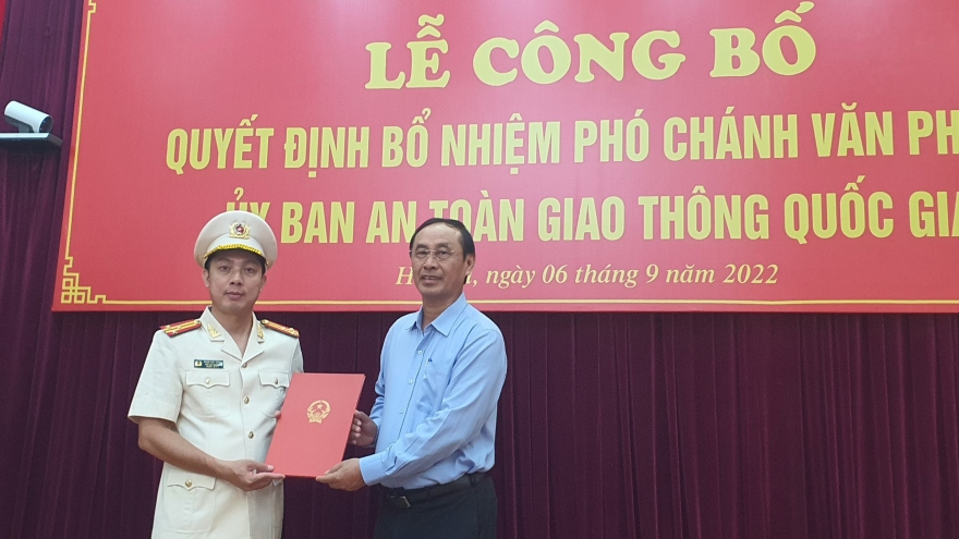 Biệt phái Cục phó Cục CSGT làm Phó chánh Văn phòng Uỷ ban ATGT Quốc gia