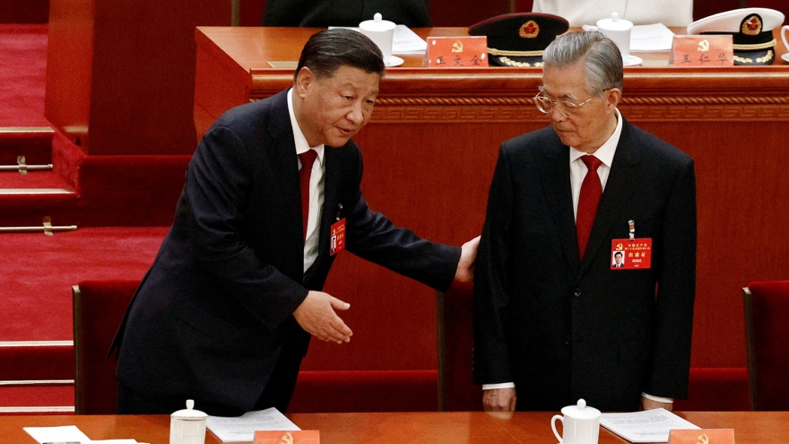 Hình ảnh lễ khai mạc Đại hội XX đảng Cộng sản Trung Quốc