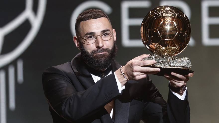 Benzema đoạt Quả Bóng Vàng 2022 