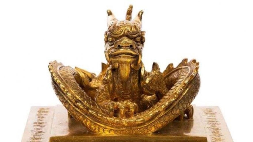 Ấn vàng của vua Minh Mạng được bán đấu giá tại Pháp