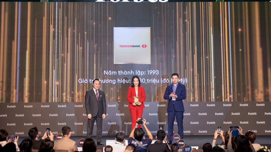 Techcombank được vinh danh top 2 thương hiệu tài chính dẫn đầu Việt Nam