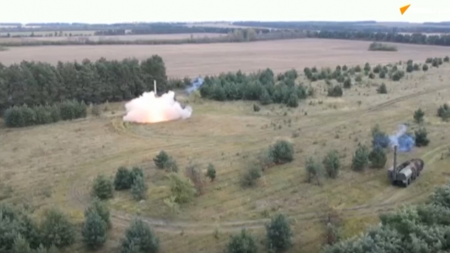 Cận cảnh tên lửa Iskander của Nga vận hành trong chiến dịch quân sự ở Ukraine
