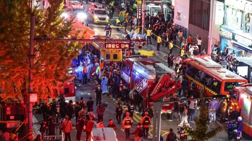 Embassy confirms a Vietnamese victim in Seoul stampede