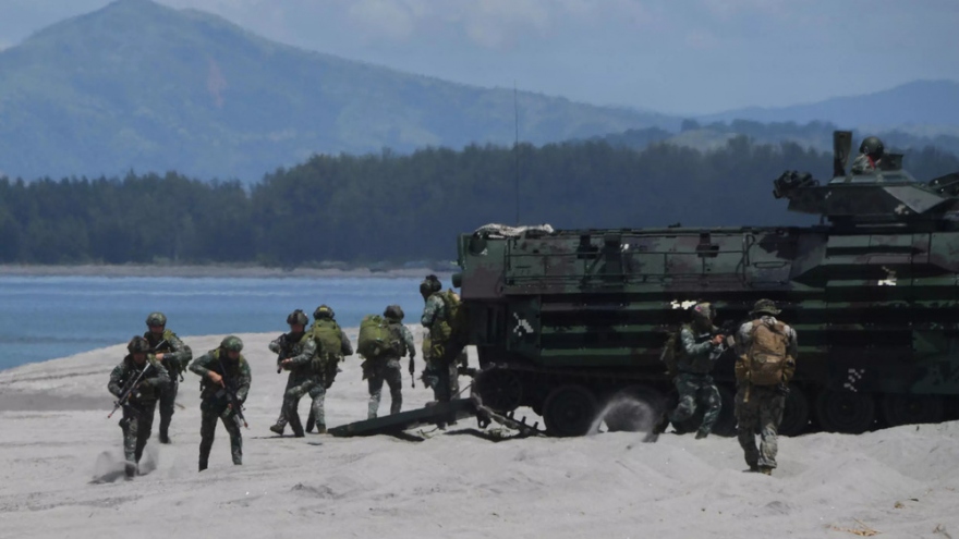 Thủy quân lục chiến Mỹ và Philippines tập trận đổ bộ chung